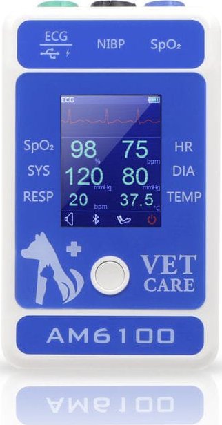 Veterinární přenosný monitor vitálních funkcí AM6100