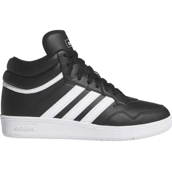 Dívčí obuv Dětské kotníkové tenisky adidas HOOPS 4.0 MID J 6 Černá, Bílá