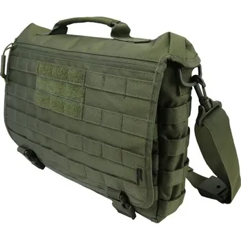KOMBAT Taška přes rameno MESSENGER střední 20 litrů ZELENÁ