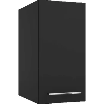 Koupelnový nábytek ArtDef Závěsná skříňka do koupelny FERATA A30 1D/45 | černá