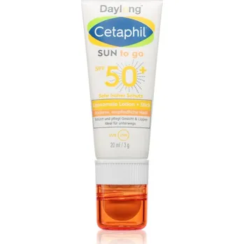 Sluneční brýle Daylong Cetaphil SUN To Go Liposomale Lotion + Stick opalovací krém v tyčince pro citlivou pleť SPF 50+ 20 ml