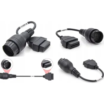 Autodiagnostika ADAPTÉR / KABEL OBD 16 PIN na 38 PIN pro DIAGNOSTIKU VOZIDEL IVECO