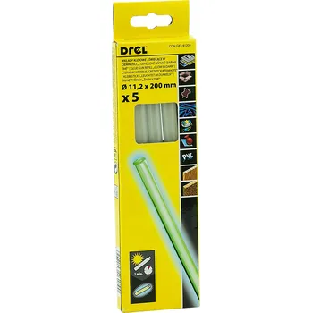 Vrták Náplň do lepicí pistole 5 ks 11,2 mm x 200 mm