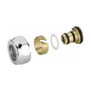 P.M.H. Svěrné šroubení PMH pro ventil Cube-COM Alpe x 16, Chrom