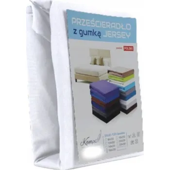 Prostěradlo PROSTĚRADLO S GUMOU JERSEY VIP VÝŠKA BOKU 30CM BAVLNĚNÉ BÍLÉ 80x220