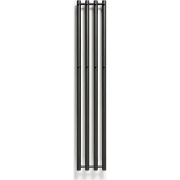 Radiátor P.M.H. Těleso koupelnové PMH Rosendal 266 x 950 mm, 161 W, klasické připojení, Černá matná RAL 9005