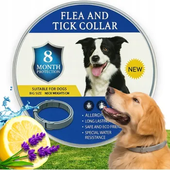 Obojek pro psa Obojek proti parazitům Flea and Tick Collar Obojek proti klíšťatům pro psy 500 g