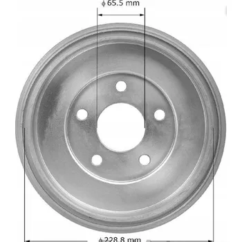 Brzdový buben Brzdový buben INROBLE 80131
