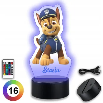 Lampička Noční lampa Koala Wood, vícebarevná