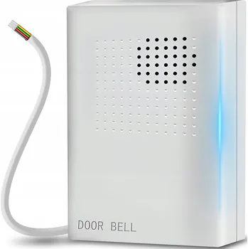 Domovní zvonek DRÁTOVÝ ZVONEK KE DVEŘÍM BIM-BAM PRO DŮM BYT BRANKU SIGNALIZACE ALARM 100dB