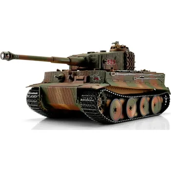 RC model tanku TORRO RC tank 1:16 Tiger I střední verze, kamufláž (BB, PROFI kovový model)