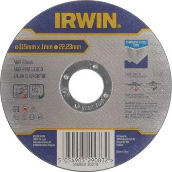 Řezný kotouč Kotouč řezný na kov a nerez 115x1 - PRO PERFORMANCE IRWIN