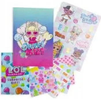 Zápisník Notes A2 L.O.L. Surprise vícebarevný