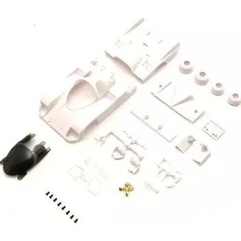 RC model auta Kyosho Mini-Z RWD: Karoserie Porsche 962C Coupe LH s ráfky pro RWD (nebarvená)