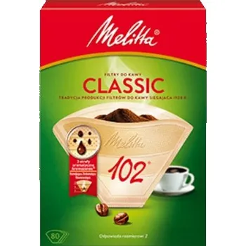 Příprava kávy Papírové filtry na kávu Melitta Classic 102, 80 ks