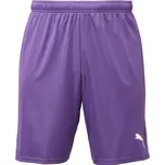 Pánské fotbalové šortky Puma TEAMGOAL SHORTS M Fialová, Bílá