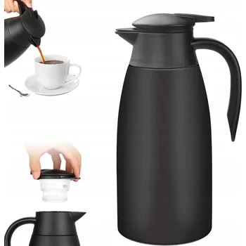 Termoska Termos na nápoje 2 l černý