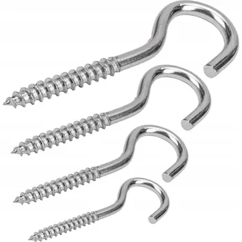 Vrták 2,7x45mm HÁK HÁČEK TYP C ŠROUBOVACÍ DO DŘEVA 12 KS