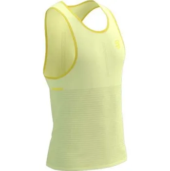 Pánské tílko Pánské běžecké tílko Compressport PRO RACING SINGLET M M Žlutá