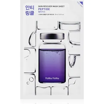 Pleťová maska Holika Holika Skin Rescuer Peptide revitalizační plátýnková maska s peptidy 20 ml