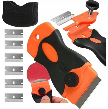 Varná deska ŠKRABKA NA INDUKČNÍ VARNÉ DESKY SKLO 7 ČEPELÍ