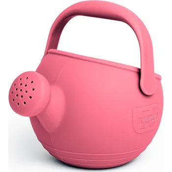 Hračka na písek Bigjigs Toys Silikonová konvička růžová Coral