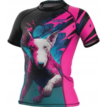 Dámské tričko Dámské rashguard tričko na cvičení VIVID BULTERIER L EXTREME HOBBY