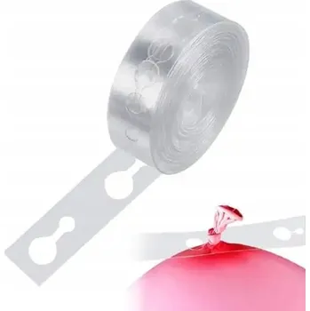 Lepicí páska PRŮHLEDNÁ PÁSKA NA BALÓNKOVÉ GIRLANDY 5 M