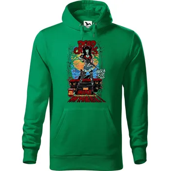 Pánská mikina Pánská mikina s potiskem War wheel Velikost (muž): L, Vyberte barvu: Středně zelená