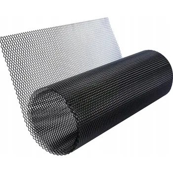 Nárazník Hliníková mřížka tuning Kamei nárazník atrapa maska chladiče 100*33cm černá