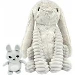 Les Ptipotos - Králík Máma a Mládě (šedý)