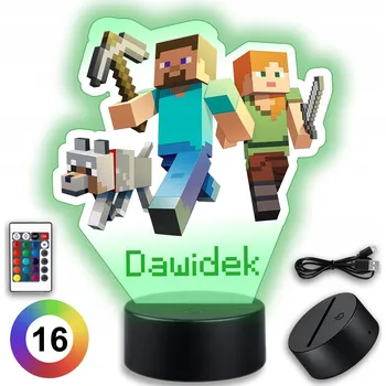 Lampička Noční lampa Koala Wood, vícebarevná