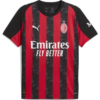 Puma AC Milan Home Shirt 2025 2026 Adults Red/Black M