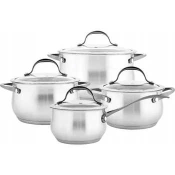 Hrnec Sada hrnců Altom Design Aldo nerezová ocel 8 dílů