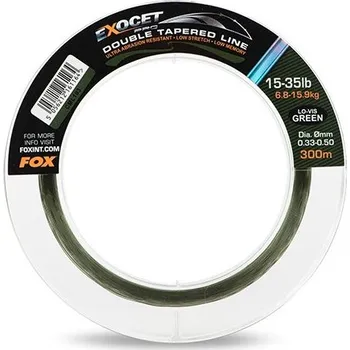 Fox ujímaný vlasec Exocet Pro Double Tapered Mainline 300 m / 0,30 - 0,50 mm