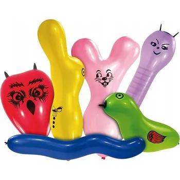 Balónek Balónky balónky ZVÍŘÁTKA na narozeninovou oslavu 6 Ks