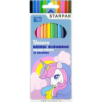 Pastelka PASTELKY OLOVO 12 BAREV JEDNOROŽEC