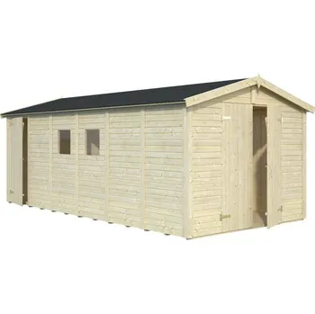 Zahradní domek Zahradní domek DAN 14,2 m2 (7,1 + 7,1 m2) 273 x 550 cm tl. 16 mm