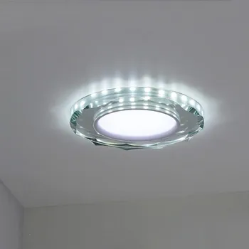 Bodové svítidlo Stropní bodové světlo Ssp-25 Ch/Tr+Wh 8W LED 230V prstencové LED bílé