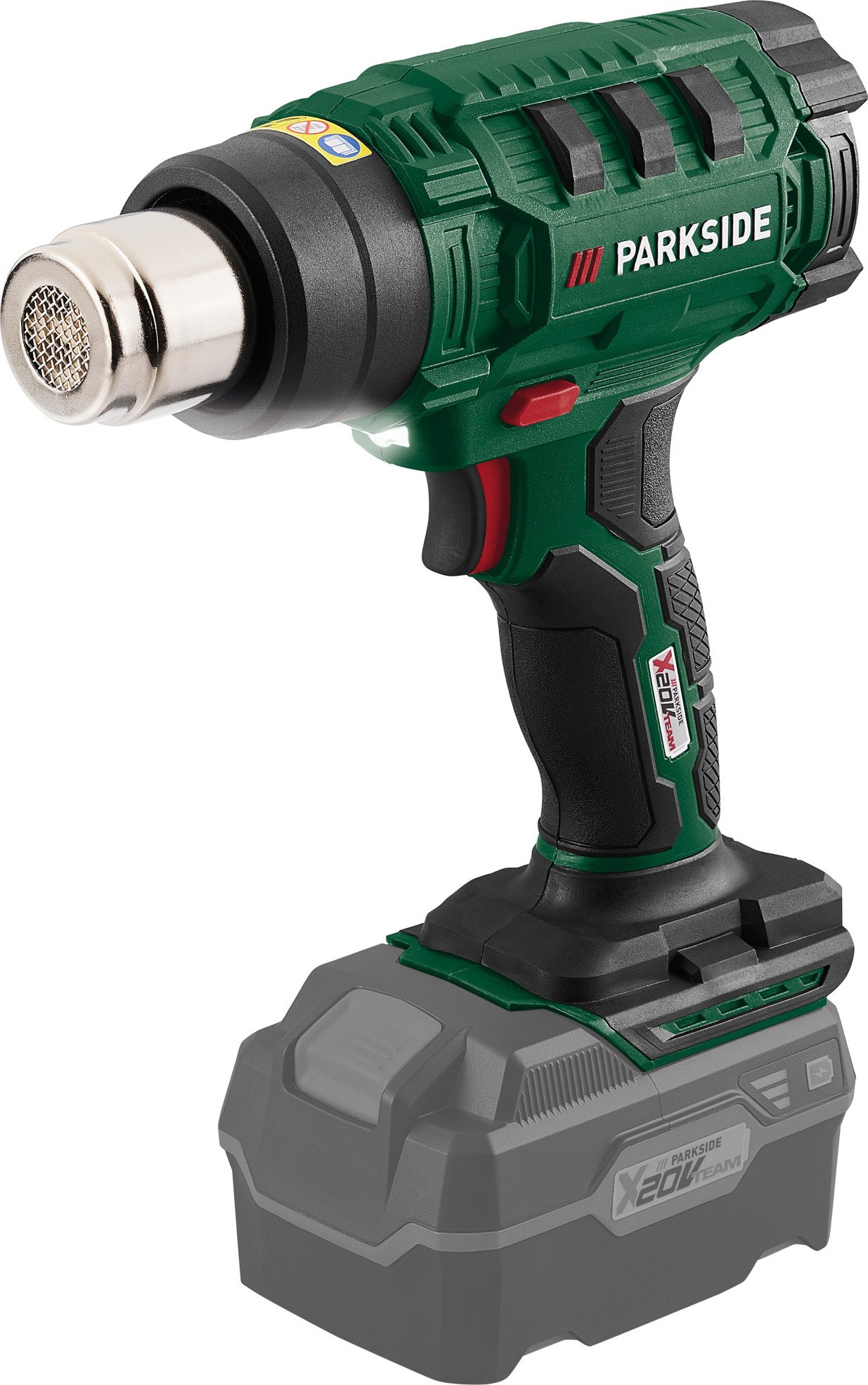 Parkside Pistola de aire caliente inalábrica PHLGA 20-Li A1 20V : Aazon.es