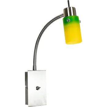 Nástěnné svítidlo Žlutozelená nástěnná lampa, lampa na rameni, Verdi