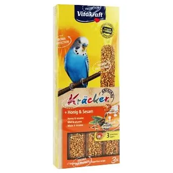 Pro ptáka Vitakraft Bird Kräcker Andulka med/sesam tyč 3ks
