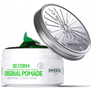 Stylingový přípravek IMMORTAL Pomáda na vlasy RE-FORM ORIGINAL POMADE střední lesk 150 Ml