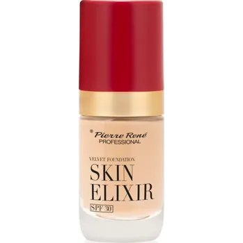 Přípravek na tvář Pierre René Skin Elixir sametový make-up SPF 30 odstín no. 01 Ivory Nude 25 ml