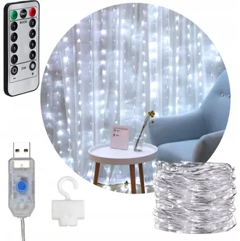 Vánoční dekorace Vánoční osvětlení na stromeček DOMAREX pro vnitřní použití, 5 m, 201 - 300 světýlek