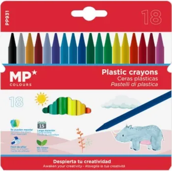 Pastelka VOSKOVÉ PASTELKY 18 BAREV MP