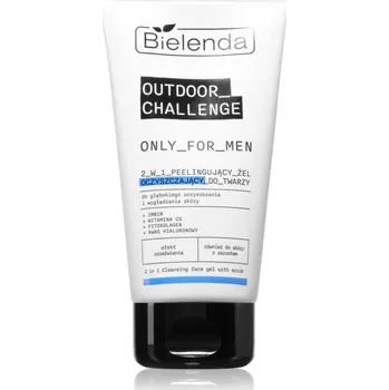 Bielenda Only For Men Outdoor Challenge peelingový čisticí gel na obličej 150 g