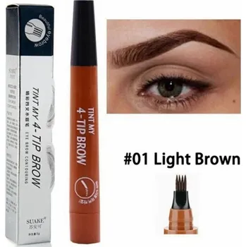 Tužka na obočí TINT MY 4-TIP BROW voděodolná tužka na obočí s efektem microbladingu