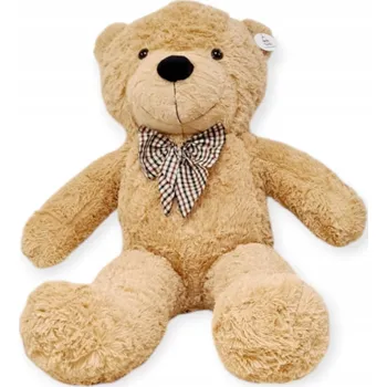plyšák Velký plyšový medvídek medvídek plyšová hračka obrovský gigant klasický 130 cm Béžový