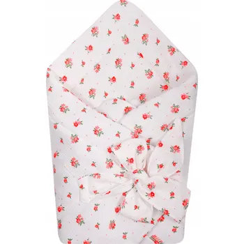 Zavinovačka Mušelínový zavinovací rožek pro miminko 100% bavlna zavinovačka pro miminko, jahody